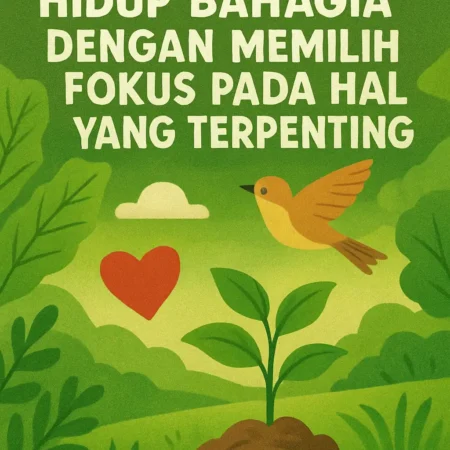 Hidup Bahagia dengan Memilih Fokus pada Hal yang Terpenting